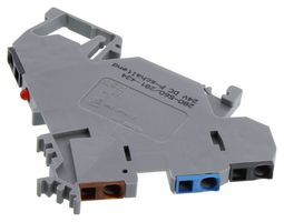 WAGO 280-560/281-434 DIN Rail Mount Terminal Block, 4 Positions, 28 AWG, 12 AWG, 2.5 mm², Clamp, 20 A