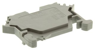 WAGO 280-601 DIN Rail Mount Terminal Block, 4 Positions, 28 AWG, 12 AWG, 2.5 mm², Clamp, 20 A