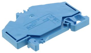 WAGO 281-651 DIN Rail Mount Terminal Block, 3 Positions, 28 AWG, 12 AWG, 4 mm², Clamp, 32 A