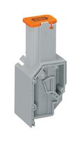 WAGO 711-402 Fused Terminal Block, 1 Positions, 4 mm², Push In, 10 A