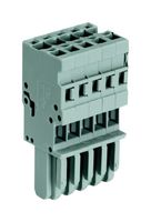 WAGO 769-110 Pluggable Terminal Block, 10 Positions, 28 AWG, 12 AWG, 4 mm², Clamp