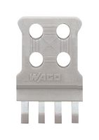 WAGO 769-412 Strain Relief Plate, Snap-on Type, For Female Plugs, For CAGE CLAMP® Male Connectors, 4 to 5 Pole