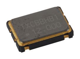 TXC 7W-12.000MBC-T Oscillator, 12 MHz, 100 ppm, SMD, 7mm x 5mm, CMOS, 3.3 V, 7W Series