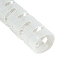PANDUIT PW75F-C Split Harness Wrap, Pan Wrap¿, Polyethylene, Natural, 14 mm, 20.6 mm, 30.5 m, 100 ft