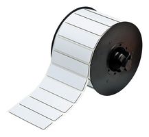 BRADY B30EP-175-593-WT Label, Thermal Transfer Printable, 19.05mm H x 76.2mm W, Polyester, White, 375