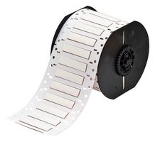 BRADY B33-250-2-7642 Wire Marker, Heat Shrinkable Sleeve, Blank (No Legend), PO (Polyolefin), White, 11.15mm x 50.8mm