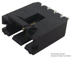 TE CONNECTIVITY - AMP 103735-3. Cabezal de Pin, Recto, Cable-a-Tarjeta, 2.54 mm, 1 Líneas, 4 Contactos, Recto Agujero Pasante
