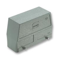 HARTING 19300240528 Heavy Duty Connector, M40, Hood, Side Entry, Aluminum Body, 2 Lever, 24B