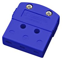 OMEGA MTP-T-F Thermocouple Connector, Miniature, Blue, Socket, Type T, MTP Series