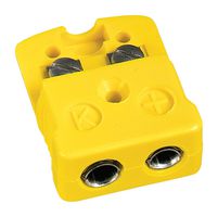 OMEGA OST-K-F Thermocouple Connector, Standard, Yellow, Socket, Type K