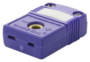 OMEGA SMPW-E-F Thermocouple Connector, Miniature, Purple, SMPW Series, Type E, Socket