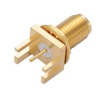 MULTICOMP PRO MP006809 Conector Coaxial / RF, SMA Coaxial, Jack Pasamuro Recto, Borde de Tarjeta / Lanzamiento Extremo