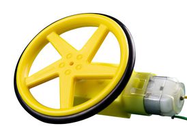 KITRONIK 2593-TT Wheel Kit, Yellow, 5 Spoke, ABS, TT Style Hobby Motors