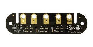 KITRONIK 5678 Clippable Detector Board, 2 V to 5.5 V Supply, 3 Channel, BBC micro:bit