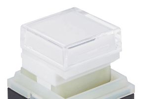NKK SWITCHES AT3183JB Switch Cap, NKK KP04 Series Illuminated Surface Mount Pushbutton Switches, Transparent