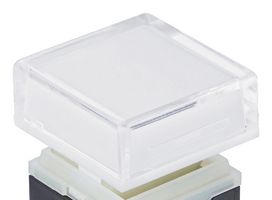 NKK SWITCHES AT3185JB Switch Cap, NKK KP04 Series Illuminated Surface Mount Pushbutton Switches, Transparent