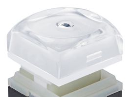 NKK SWITCHES AT3187JB Switch Cap, NKK KP04 Series Illuminated Surface Mount Pushbutton Switches, Transparent