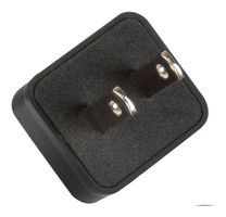 XP POWER AMF PLUG US Input Plug, AC, US, Black, AMF18 Series AC-DC Power Supplies