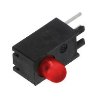 DIALIGHT 551-1103F Circuit Board Indicator, Red, 1 LEDs, Through Hole, T-1 (3mm), 2 mA, 1.6 mcd