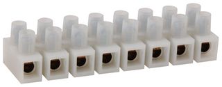 WIELAND ELECTRIC 21.341.3853.0 Bloque de Terminales de Montaje en Panel, Eurostyle, 2 Hileras, 8 Posiciones, 22 AWG, 6 AWG