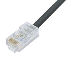 L-COM TRD695OD-100 Ethernet Cable, Cat6, RJ45 Plug to RJ45 Plug, UTP (Unshielded Twisted Pair), Black, 30.5 m