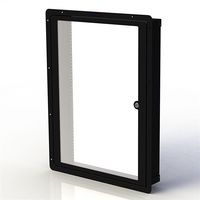 PENN ELCOM RWB-1032-16UK Gabinete de Pared de 19", 16U, Acero, Negro, 782 mm, 583 mm, 107 mm