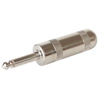 SWITCHCRAFT/CONXALL 184 Phone Audio Connector, Plug, Cable Mount, Nickel Plated Contacts, Copper Alloy Body