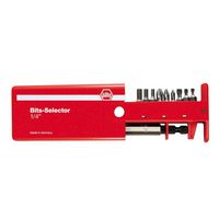 WIHA 71090 Screwdriver Set, Bit Selector, 9 Piece