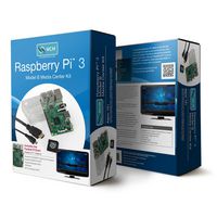 RASPBERRY-PI 83-16562RK Development Kit, Raspberry Pi 3 Model B, Media Center Starter Kit