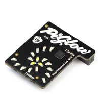 PIMORONI PIM013 Development Board, PiGlow, 18 x Coloured LEDS, GPIO Interface, Pibow Case Compatible