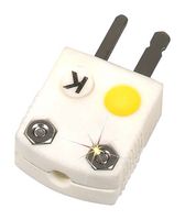 OMEGA USHX-K-F Thermocouple Connector, Miniature, Yellow, Type K, Socket, USHX Series