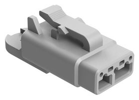 AMPHENOL SINE/TUCHEL ATM04-3P-CAP Dust Cap / Cover, Grey, 3Pos, Dust Cap, Amphenol ATM Series Receptacle Connectors