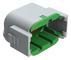 AMPHENOL SINE/TUCHEL ATM06-08SC-CAP Dust Cap / Cover, Grey, 8Pos, Key C, Protective Cap, Amphenol ATM Series ATM06-08SC Plug Connectors