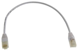 EATON TRIPP LITE N261AB-S01-WH Cable Ethernet, Safe-IT, Cat6a, RJ45 Macho a RJ45 Macho, UTP (par trenzado sin blindaje), Blanco