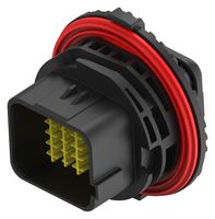 TE CONNECTIVITY 2-2350891-1 Automotive Connector Housing, Black, Code A, enetSEAL+ NTS Series, Receptacle, 20 Positions
