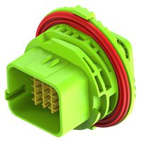 TE CONNECTIVITY 2-2350891-3 Automotive Connector Housing, Green, Code C, enetSEAL+ NTS Series, Receptacle, 20 Positions
