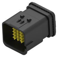 TE CONNECTIVITY 2350891-1 Automotive Connector Housing, Black, Code A, enetSEAL+ NTS Series, Receptacle, 20 Positions