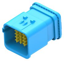 TE CONNECTIVITY 2350891-4 Automotive Connector Housing, Blue, Code D, enetSEAL+ NTS Series, Receptacle, 20 Positions