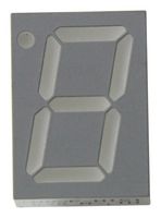 BROADCOM HDSP-U513 Display LED 7-Segmentos, Verde, 20 mA, 1.8 V, 3.6 mcd, 1, 8 mm