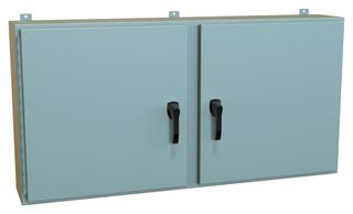 HAMMOND HN4WM306010GY Metal Enclosure, 2 Door, Wall Mount, Steel, 762 mm, 1.52 m, 254 mm, IP66