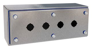 HAMMOND HYMPB4VSS Alojamiento Metálico, Push Button, Acero Inoxidable, 303 mm, 124 mm, 102 mm, IP69, IP69K