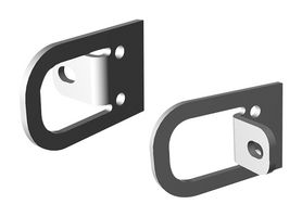 HAMMOND RMCHANDLE1U Mounting Bracket, Aluminum, 59.56 mm, 38.1 mm