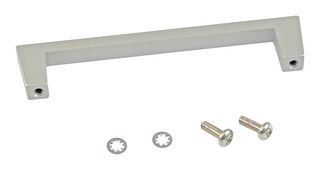 HAMMOND 1427C4A Handle, Clear, 4.4 ", Aluminum, 8-32, 1427 Series