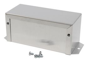 HAMMOND 1411FBKU Metal Enclosure, w/ Flange, Small, Aluminum, 57.61 mm, 56.79 mm, 126.64 mm, IP32