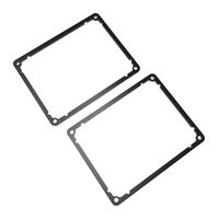 HAMMOND 1550CSGASKET Replacement Gasket, Silicone, IP67, 4.53" L x 3.54" W, 2 Pack, 1550 Series