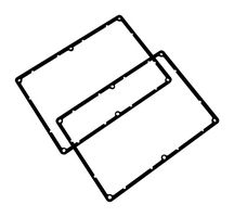 HAMMOND 1550ESGASKET Replacement Gasket, Silicone, IP67, 6.73" L x 4.76" W, 2 Pack, 1550 Series