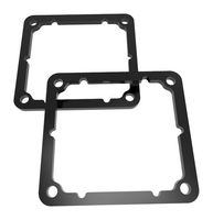 HAMMOND 1550QSGASKET Replacement Gasket, Silicone, IP67, 2.36" L x 2.17" W, 2 Pack, 1550 Series