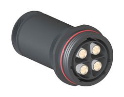 BULGIN LIMITED PXP9051/04/S/1 Circular Connector, Circular Power Connector, Buccaneer 9000 Series, Cable Mount Receptacle