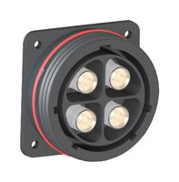 BULGIN LIMITED PXP9052/04/S Circular Connector, Circular Power Connector, Buccaneer 9000 Series, Panel Mount Receptacle