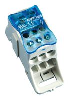 NVENT ERIFEX 569020 Bloque de Terminales de Montaje en Panel, 150 A, 600 V, 1 polos, 1, Tornillo, 0 AWG